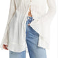 Free People Women's Greta Gauze Blouse White Size X-Small