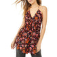 Free People Women's Pixie Cross Back Tunic Top Black Size Small