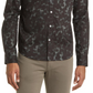 Good Man Brand On-Point Stretch Button-Up Shirt In Sky Captain Textured Lines Size X-Large