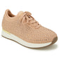 Kenneth Cole Reaction Women's Cameron Jewel Lace Up Sneakers Pink Size 7