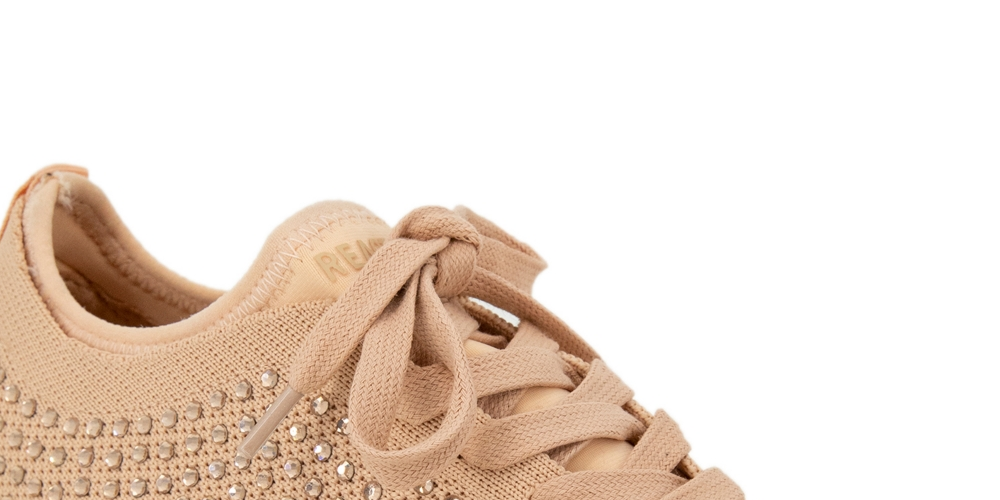 Kenneth Cole Reaction Women's Cameron Jewel Lace Up Sneakers Pink Size 7