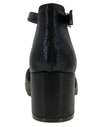 Kenneth Cole Reaction Women's Mix X Band Dress Black Size 6.5