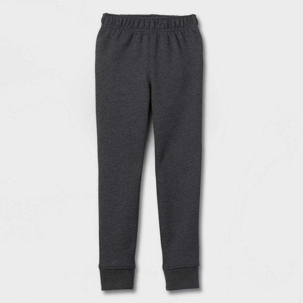 Cat & Jack Toddler Boys' Fleece Pull-On Pants Dark Gray Size 2T