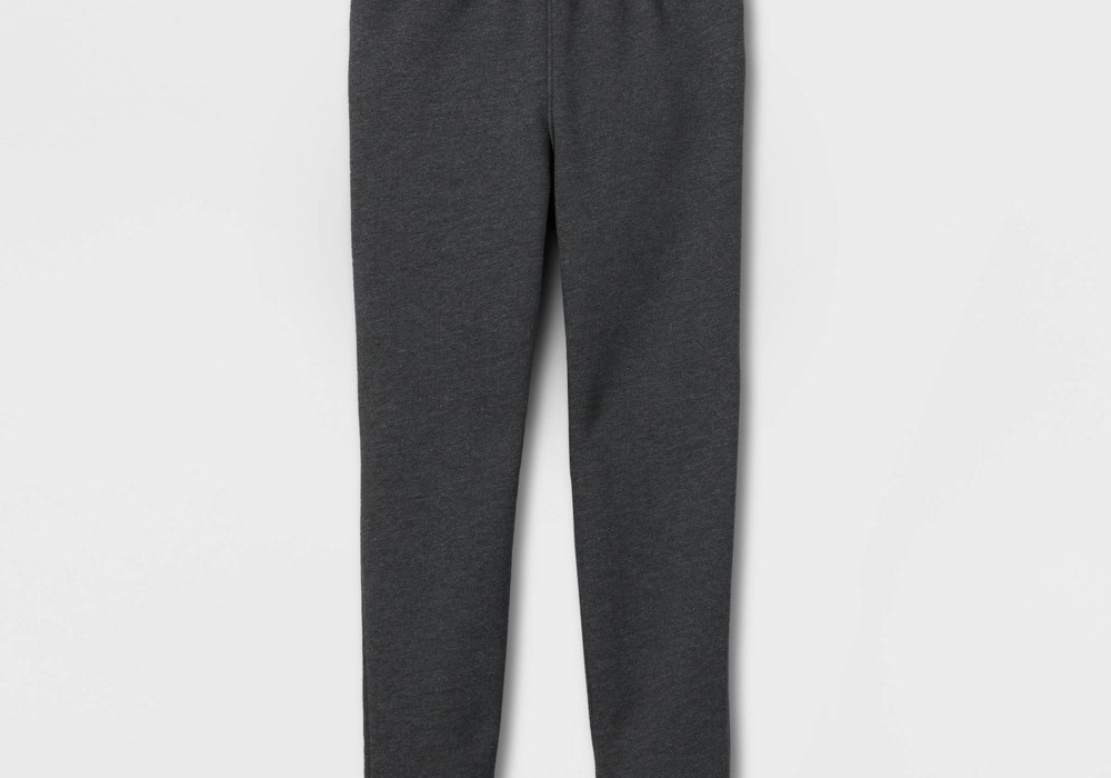 Cat & Jack Toddler Boys' Fleece Pull-On Pants Dark Gray Size 2T