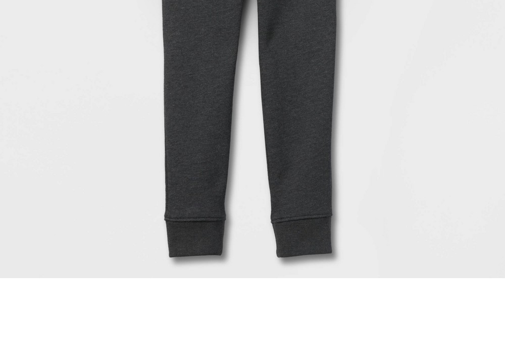 Cat & Jack Toddler Boys' Fleece Pull-On Pants Dark Gray Size 2T