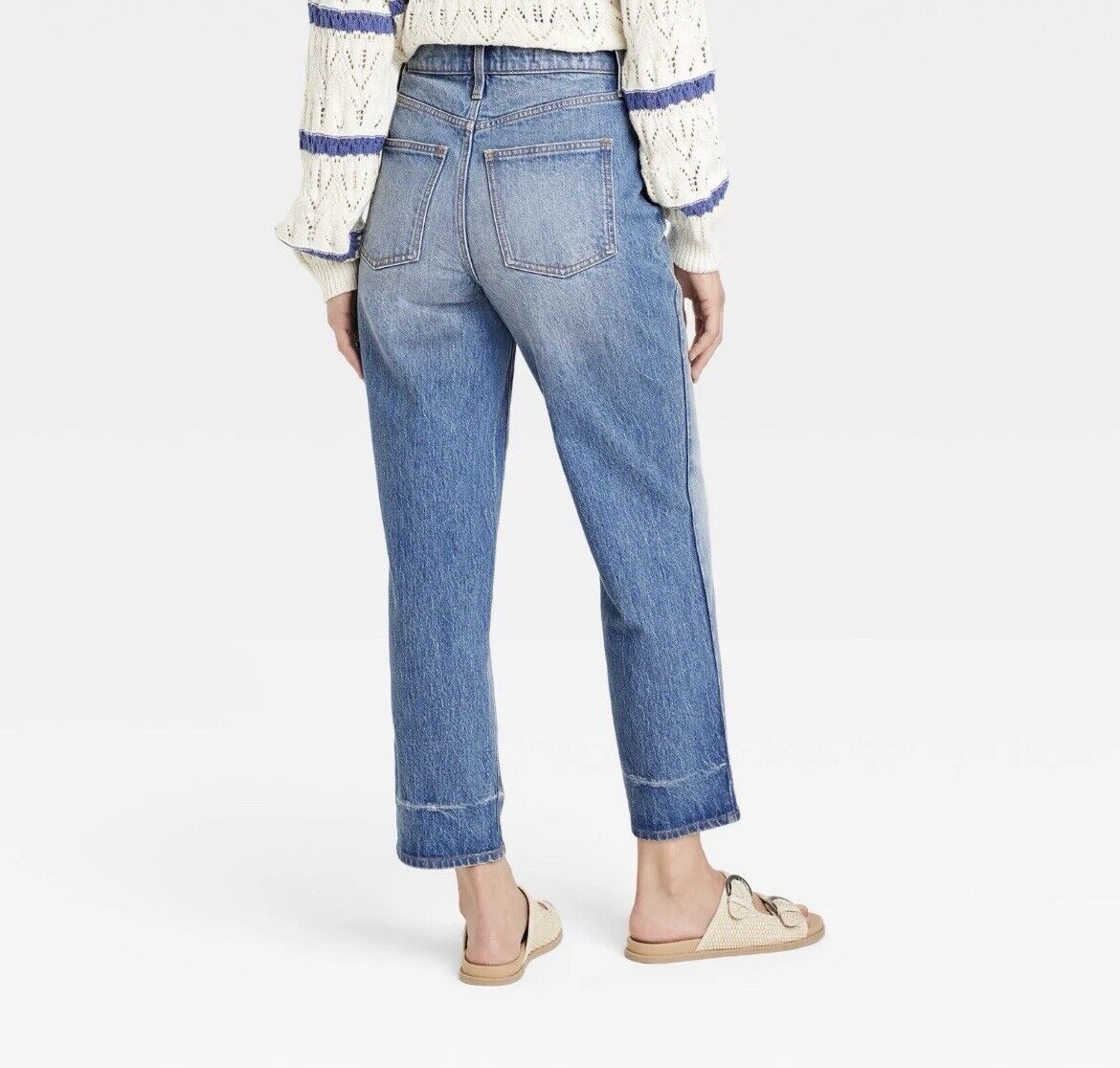 Universal Thread Women's Super-High Rise Vintage Straight Jeans Medium Wash Size 12