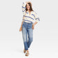 Universal Thread Women's Super-High Rise Vintage Straight Jeans Medium Wash Size 2