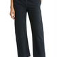 Nili Lotan Tomboy High Waist Stretch Cotton Pants in Dark Navy , Size 6
