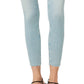 Hudson Jeans Women's Nico Mid Rise Super Skinny Crop Jeans Blue