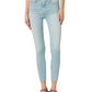 Hudson Jeans Women's Nico Mid Rise Super Skinny Crop Jeans Blue
