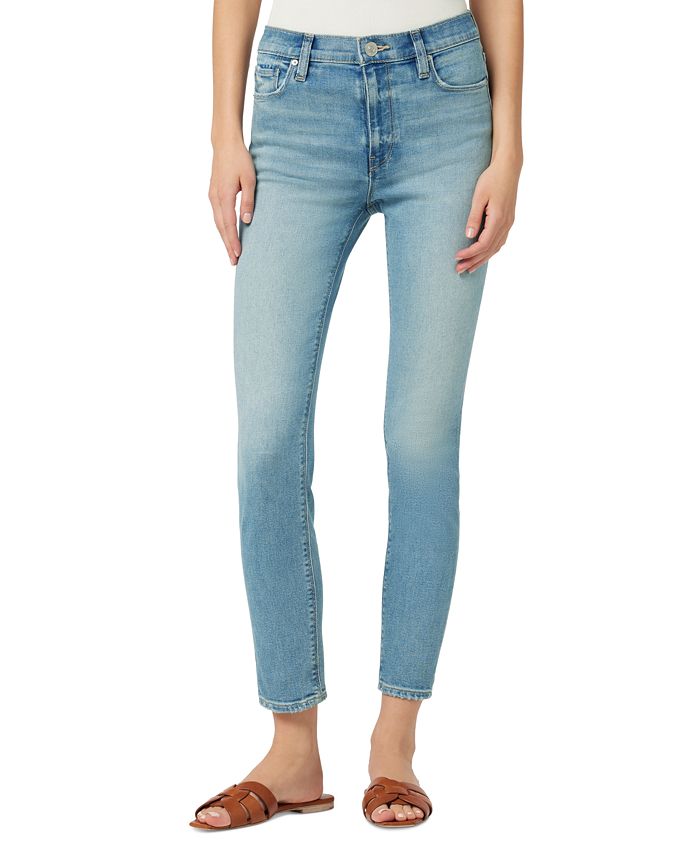 Hudson Jeans Women's Barbara High Rise Super Skinny Jeans Blue Size 25