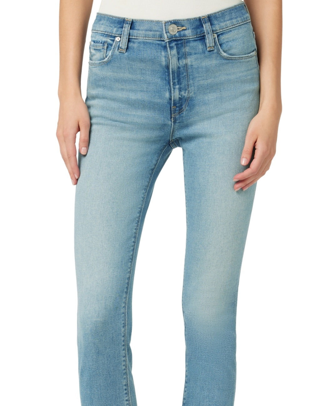 Hudson Jeans Women's Barbara High Rise Super Skinny Jeans Blue Size 28