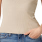 Hudson Jeans Women's Cutout Shoulder Tank Brown Size Small