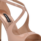 Nine West Tulah Women's Ankle Strap Sandals in Beige - Size 8