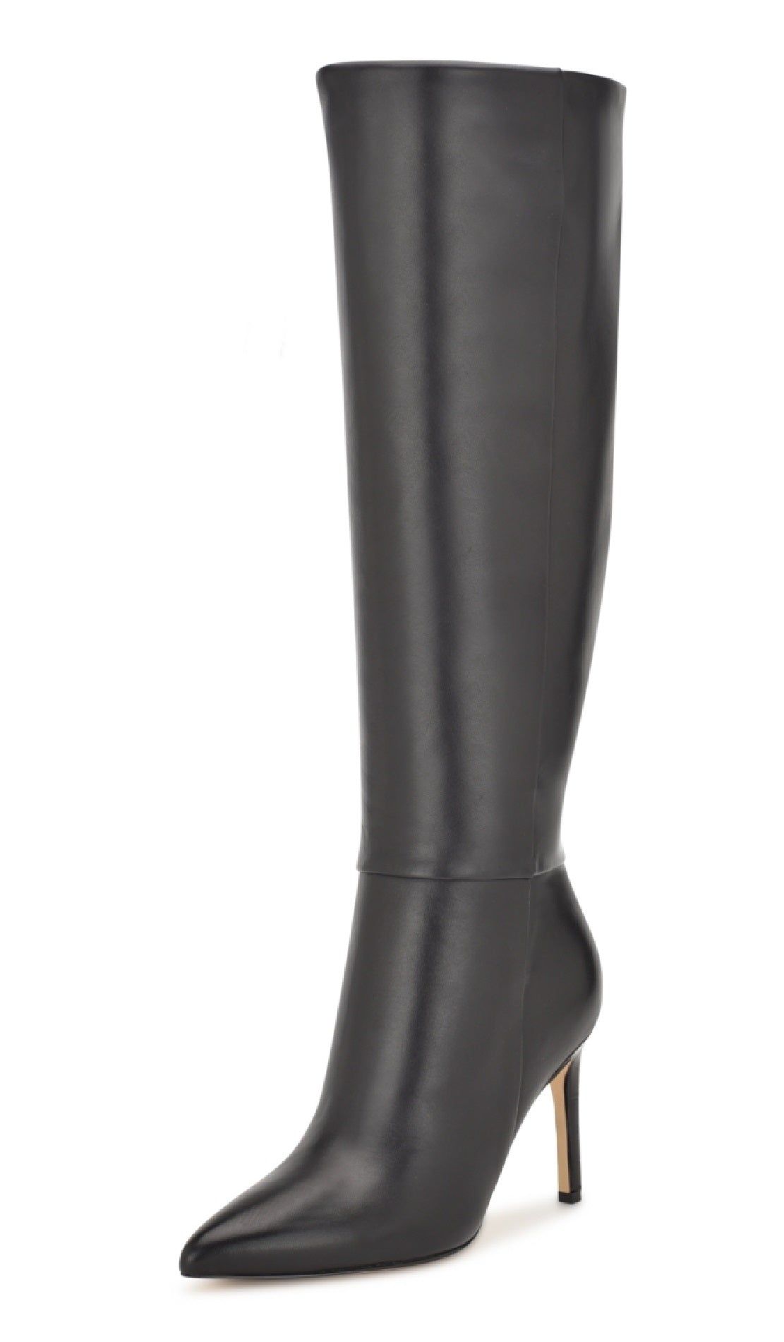 Nine West Women's Richy Pointed Toe Knee High Boot Black Size 12 M
