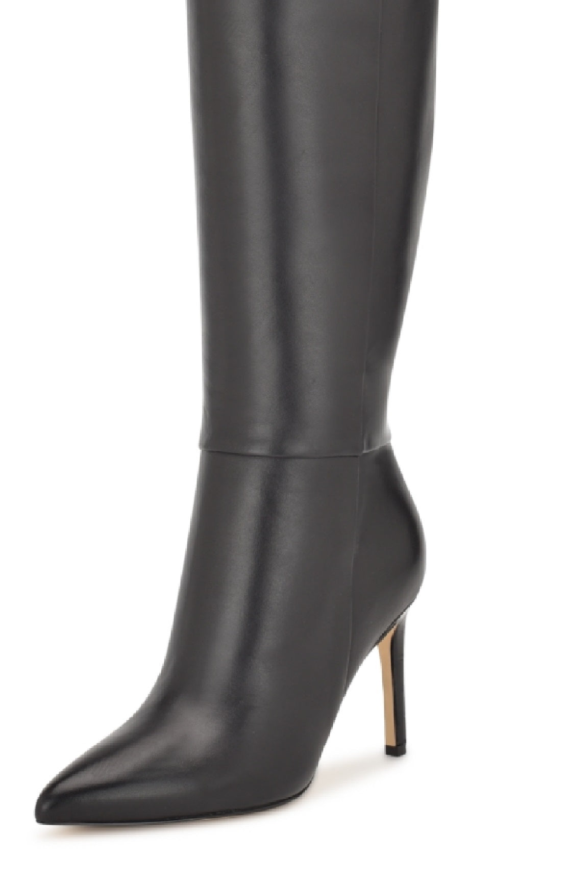 Nine West Women's Richy Pointed Toe Knee High Boot Black Size 12 M