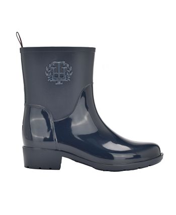 Tommy Hilfiger Women's Kraig Rain Narrow Boots Black Size 6 M