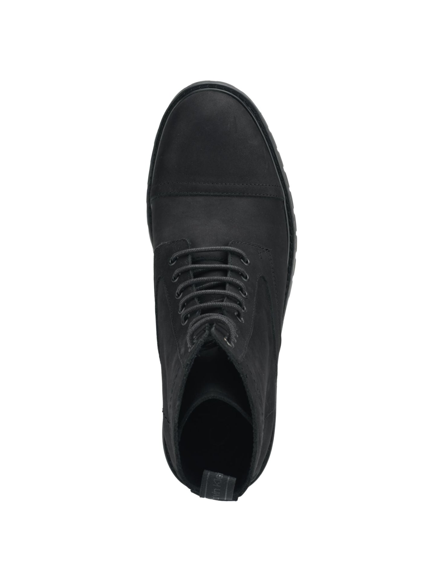 Calvin Klein Men's Lorenzo Lace up Boots Black Size 9.5M