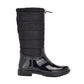 Calvin Klein Women's Siston Pull On Lug Sole Logo Cold Weather Rain Boots Black Size 7 M