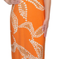 Rachel Roy Women's Fran Halter Printed Maxi Dress Orange Size X-Small