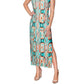Rachel Roy Women's Crisscross Halter Maxi Dress Green Size Large