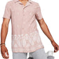 And Now This Men's Woven Paisley Button Down Shirt Brown Size Small