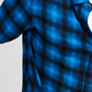 And Now This Men's Plaid Collared Button Down Shirt Blue Size Medium