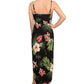 Rachel Roy Women's Plus Size Bree Printed Faux Wrap Maxi Dress Green Size 24W