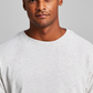 And Now This Men's Oversized Fit Layered Contrast Long Sleeve T-Shirt Gray