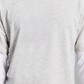 And Now This Men's Oversized Fit Layered Contrast Long Sleeve T-Shirt Gray