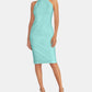 Rachel Roy Women's Halter Sheath Dress Green Size Large
