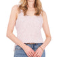 Vince Camuto Women's Animal Print V Neck Blouse Beige Size Large