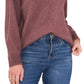 Vince Camuto Women's Cozy Seam Sweater Purple Size Medium