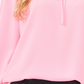 CeCe Women's Pleated Ruffled Top Pink Size X-Small