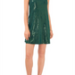 Vince Camuto Women's Sequin Sleeveless Dress Green Size Medium