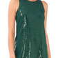 Vince Camuto Women's Sequin Sleeveless Dress Green Size X-Large