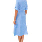 Riley & Rae Women's Belted Maxi Dress Blue Size X-Large