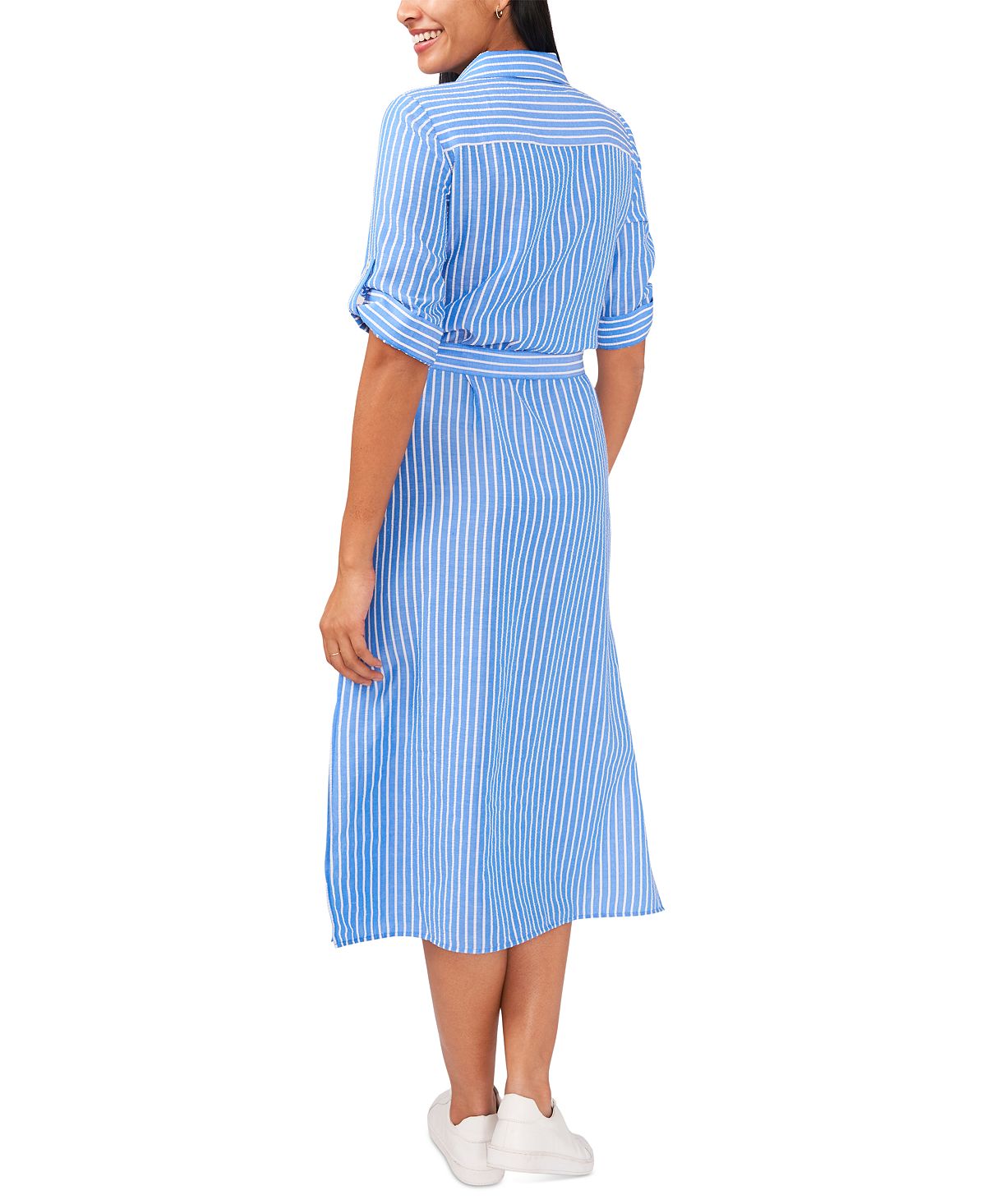 Riley & Rae Women's Belted Maxi Dress Blue Size X-Large