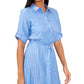 Riley & Rae Women's Belted Maxi Dress Blue Size X-Large
