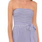 1.STATE Women's Striped Strapless Jumpsuit Blue