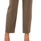 Vince Camuto Women's Pleated Straight Leg Trousers Green Size 8