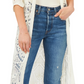 Vince Camuto Women's Open Stitch Duster White Size Medium