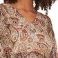 Vince Camuto Women's Smocked Waist Tiered Dress Brown Size X-Small