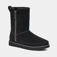 Ugg Women's Classic Zip Short Boots Black Size 5