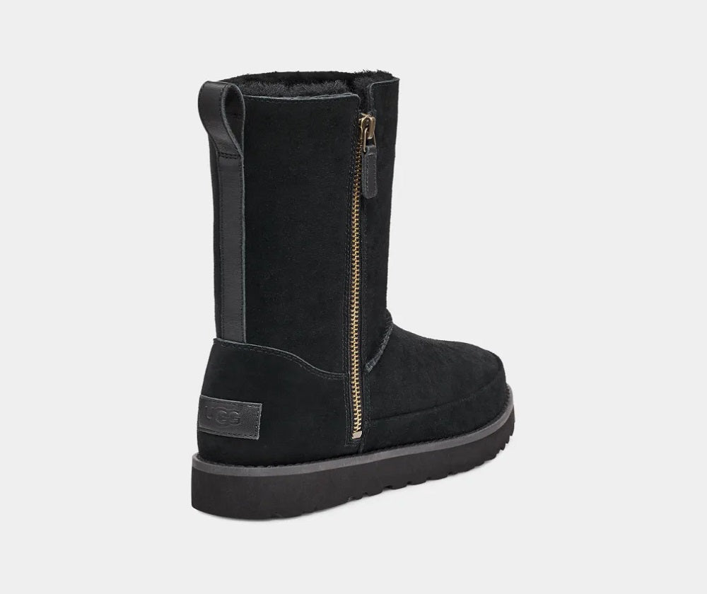 Ugg Women's Classic Zip Short Boots Black Size 5