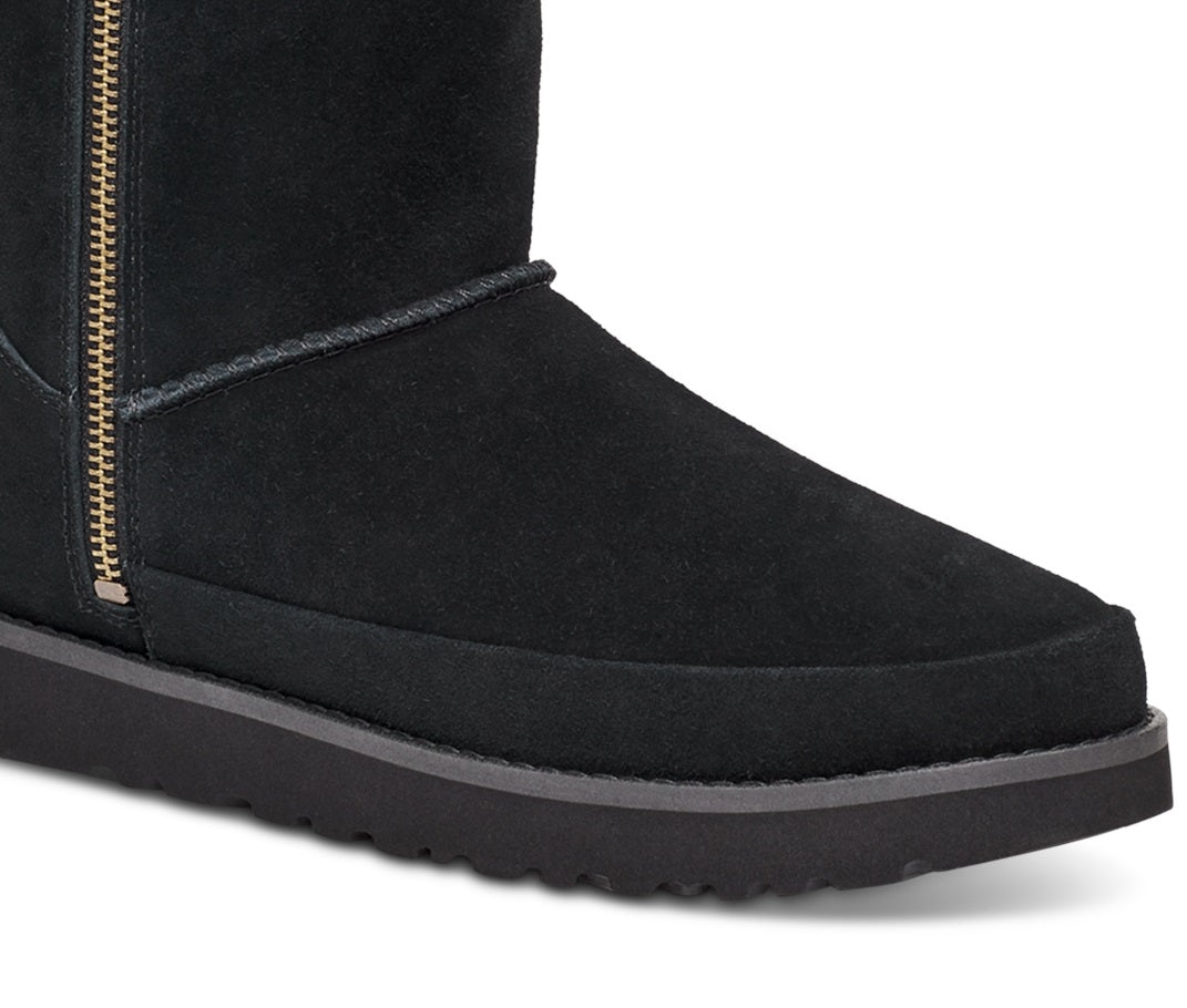 UGG Women's Classic Zip Short Boots Black Size 7