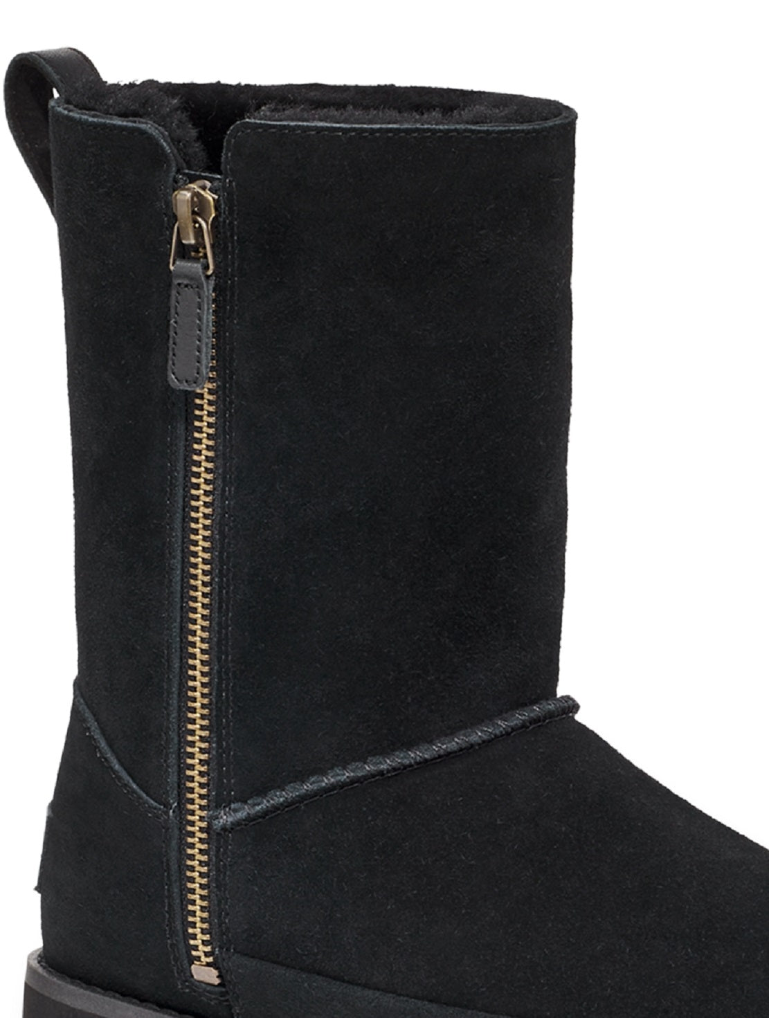 UGG Women's Classic Zip Short Boots Black Size 7
