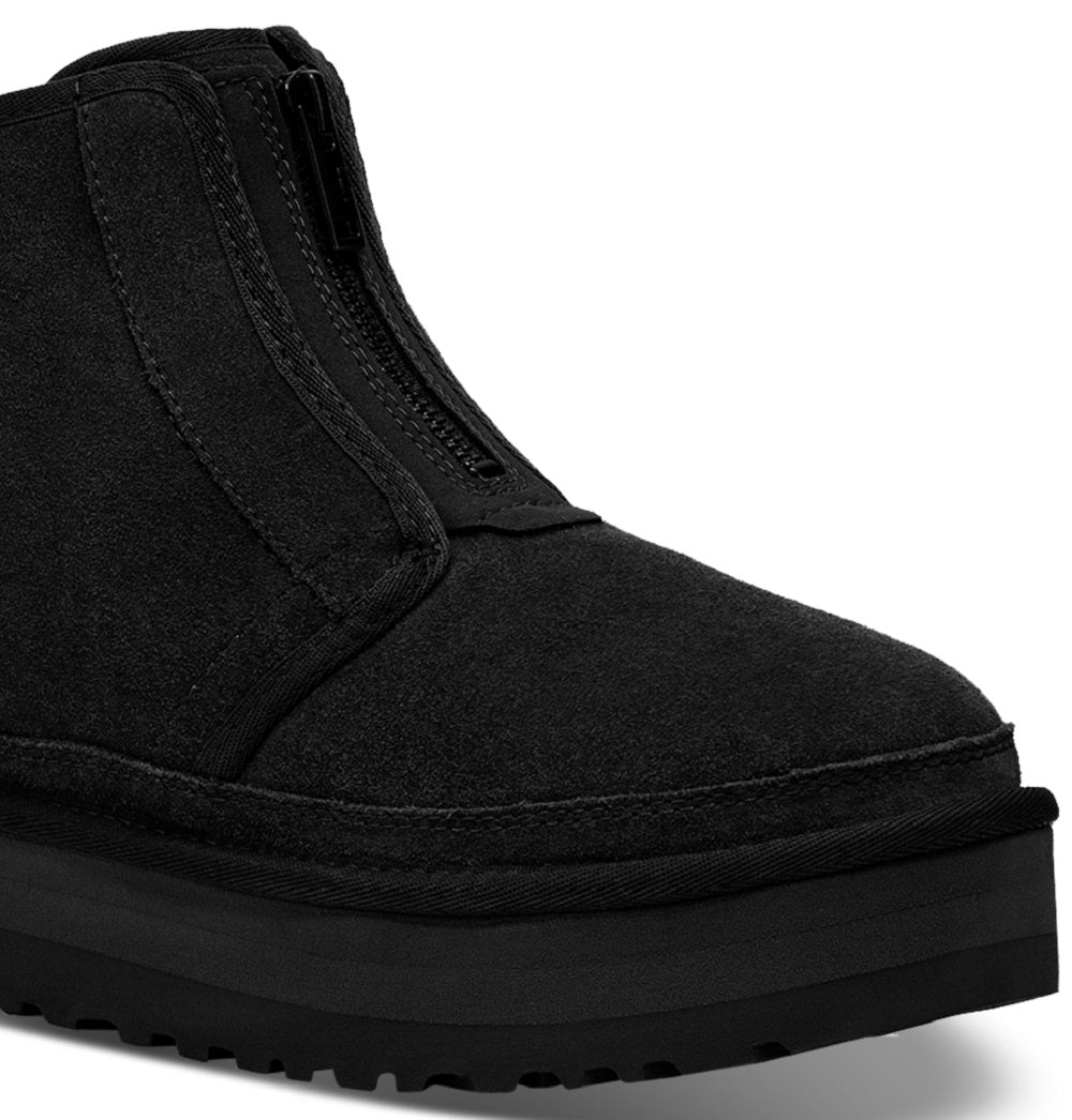 UGG Women's Neumel Zip Platform Booties Black Size 9