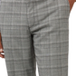 Ben Sherman Men's Heritage Slim Fit Check Plaid Tapered Pants Black Size 38X32