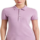 Ralph Lauren Women's Stretch Pique Polo Shirt Purple Size Small